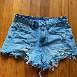 Blank NYC distressed denim shorts Size: 24